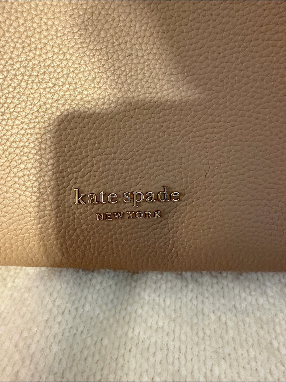 kate spade pebble leather tote - taupe - Picture 2 of 10